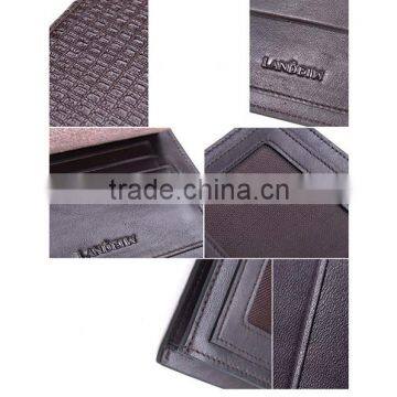 2016 Wholesale Low Price Wallet Bi-fold Leather Wallet Men photo-3