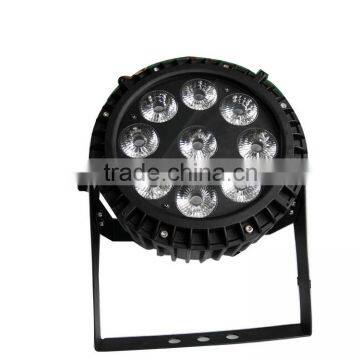 Waterproof 9 x 12W LED Stage Par Light for R/G/B/W/Y/P