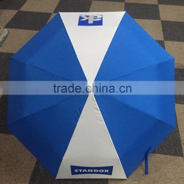 Double Color Panel 27 Inches Auto open close 3 Folding Umbrella