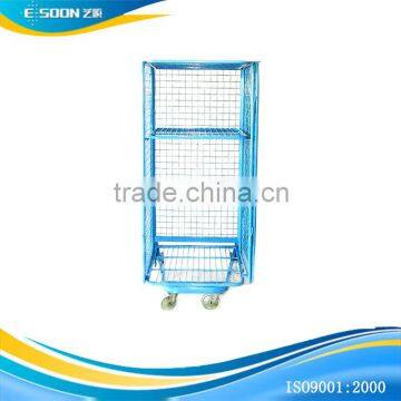 hotel wheels stainless steel laundry cart