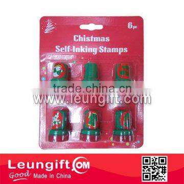 New blister card christmas stampers self-inking