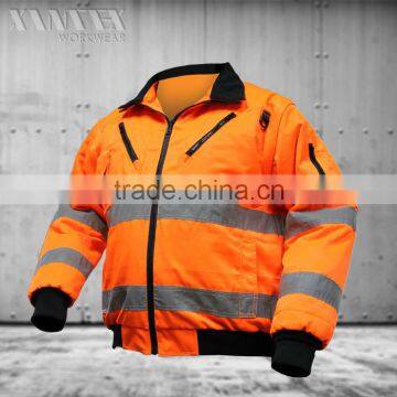 Mens EN471 3 in 1 high visibility workwear jacket