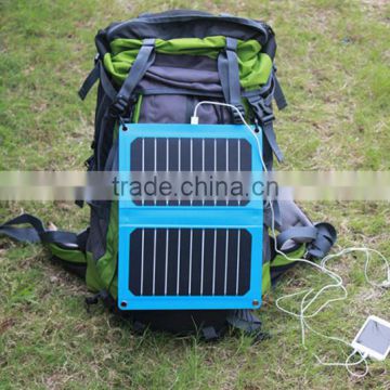 Foldable design 11W Sunpower Waterproof Solar Charger For Mobile