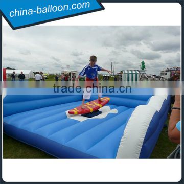 5x5m inflatable rodeo surf game/ inflatable wave surf simulator for outdoor games                        
                                                Quality Choice