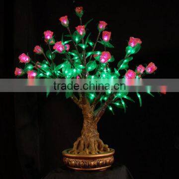 LED rose bonsai tree