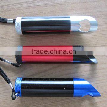 Metal Aluminum 9 Led Torch With Bottle Opener