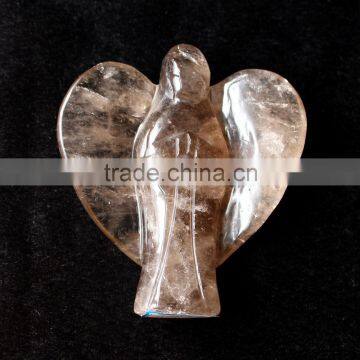 customized magic natural smoky crystal angel