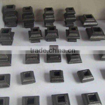 decorative forging wrought iron studs for wrought iron pickets