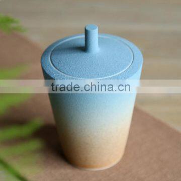 Hot sale!!! Home decor Beautiful Gradient Color Small Ceramic Jars