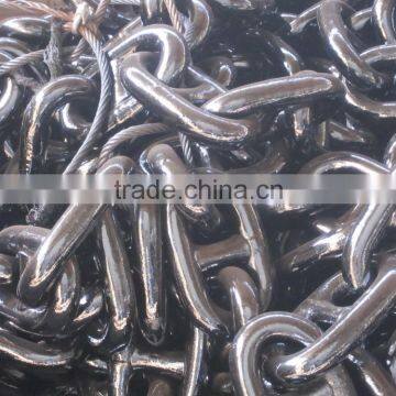 Painted Black 16mm Stud Anchor Chain photo-2
