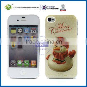 Christmas Snowman Hard Back Case Cover for iPhone5 5g