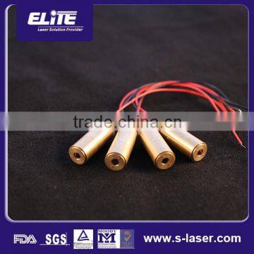 Wide work temperature alunimium anodized/brass 2014 cross diode laser,808nm laser diode module