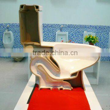 Sanitary Ceramic Bathroom Pedestal Round Circular Pedestal Basin photo-4