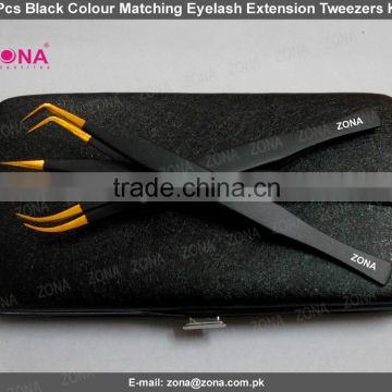 L- Type & Slant Tip Type Volume Lash Tweezers for 0.05/0.06/0.07 mm 3D-6D Lash Extensions From ZONA PAKISTAN