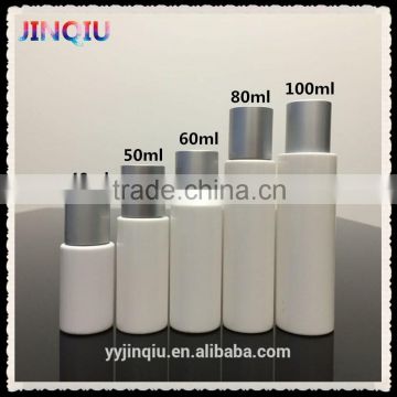 40ml 50ml 60ml 80ml 100ml Empty PETG lotion bottle with Aluminium Cap