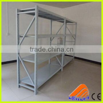 Rich accessories warehouse long span shelving, medium duty metal shelving, long span rack