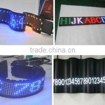 P7.62 circle shape SMD3528 indoor screen flexible led curtain display