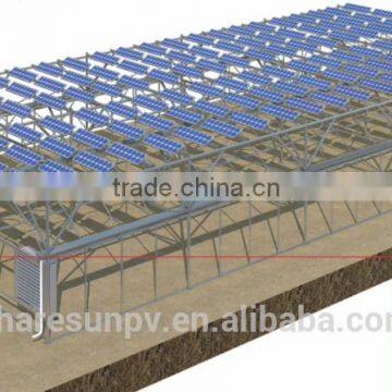 Solar Greenhouse for Solar Mounting Panels