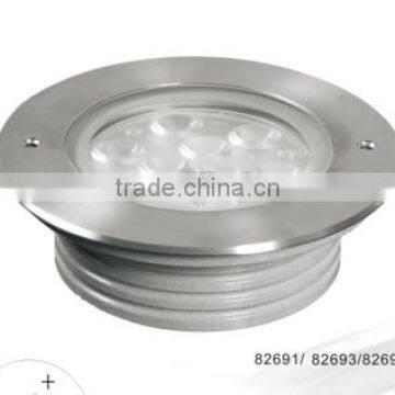 JP-82693 ip67 9w RGB led inground lighting,high power led underground paving light