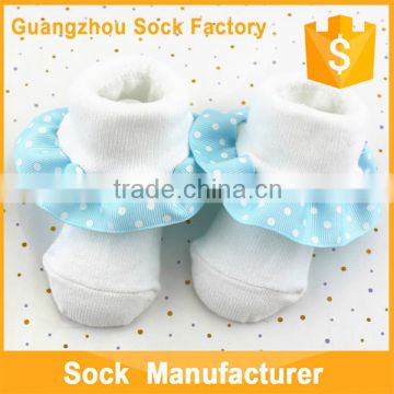 Manufacture high quality lovely baby princess socks