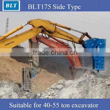 Supply BLTB175 Side breaker hammer used for breaking stones (hydraulic breaker) for 40-55 ton excavator