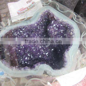 Large Natural Amethyst Quartz Crystal Geodes