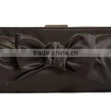 2014 Satin Bow Clutch/Evening bag