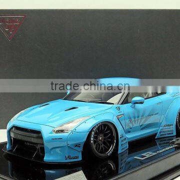 R35 1:18 LB WORKS BABYBLUE Top Quality Custome Making 1/18 Diecast Toy Vehicle Model Car photo-2