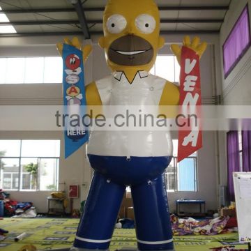 Commercial cheap giant advertising inflatable cartoon for sale