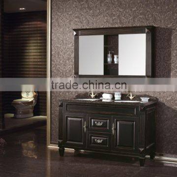 Classical Fashionable Black Wooden Furniture Design Vanity