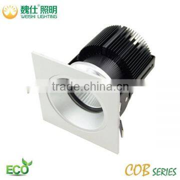 12w Cob Led Downlight, China Recessed Downlight, Square Led Downlight photo-2
