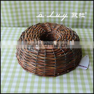 Round Wicker Baskets With Iron Wholesale photo-4