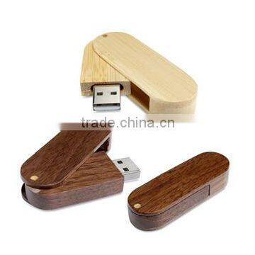 natural usb wooden with keychain, Eco-friendly wooden usb flash drive, recycled wooden pendrive