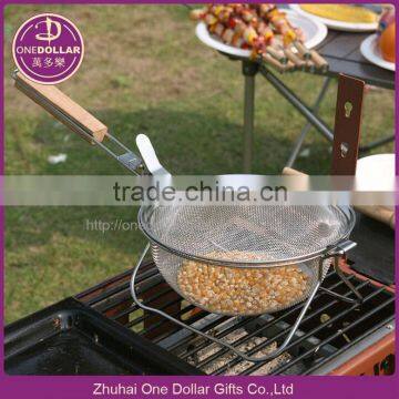 Grilling Essentials Grill Popcorn Popper