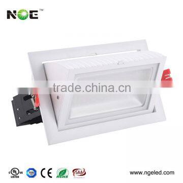 TUV CE SAA listed driver rettangolare led downlight adjustable 20w rectangular downlight led