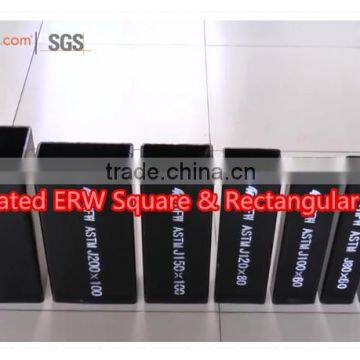 Oil-coated BS 1387 WT 1.3-10 ERW Square and Rectangular Steel Pipe