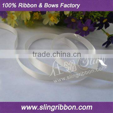 100% Polyester single faced woven satin ribbon