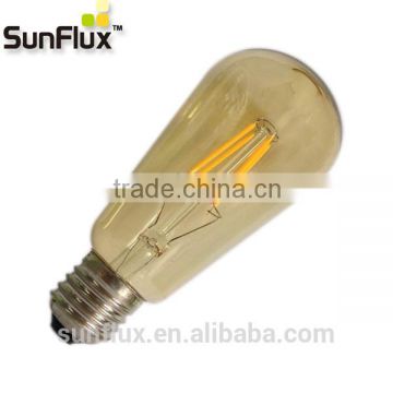 CRI >90 Gold Bulb Vintage Led Bulb ST64 2100K