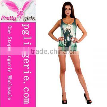 2016 New Junior Girls Beautiful One Piece Swimsuit