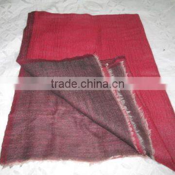TWO COLOUR CASHMERE SCARVES TEXTILE photo-3