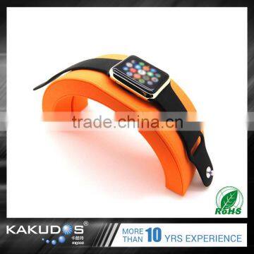 Plastic+leather Rainbow Bridge Design Charging Cradle for Apple Watch photo-6