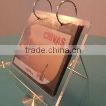 2016 New Design Clear Acrylic Calendar Display Stand photo-2