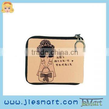 JIESMART MOQ free custom wallet microfiber soft touch