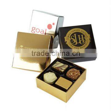 2016 Fancy flat pack rectangular handmade paper chocolate boxes