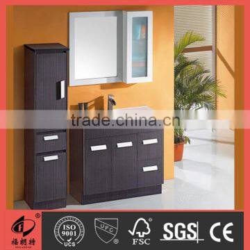 Free standing Melamine bathroom Vanity with shaving mirror cabinet 2015101