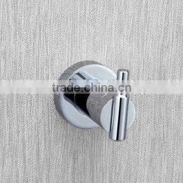 Bathroom chrome plated brass robe hook