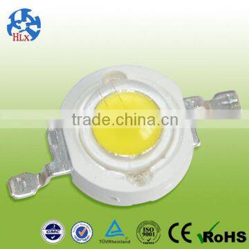 1w 3w white high power led 120-130lm US Bridgelux chip for led lights