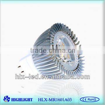 MR16 LED spotlight 3W high power