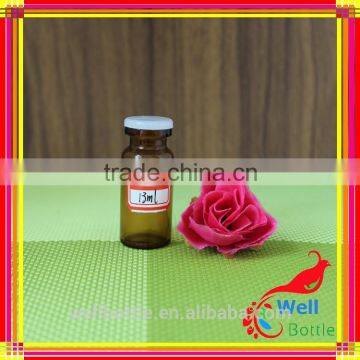 Amber colored bottles for penicillin bottle with aluminum cap for pill bottle with flip top cap