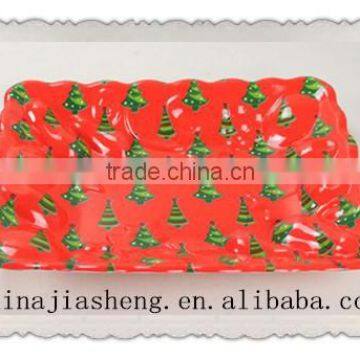 Christmas Tree Plastic Plate for Party photo-2